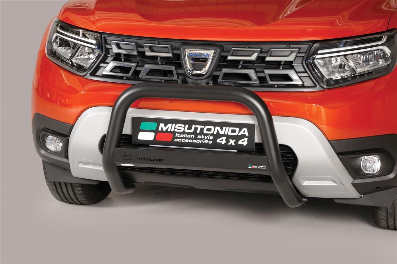 Protezione Anteriore Medium Bar Nero Ø63 Dacia Duster 2021+ Ce