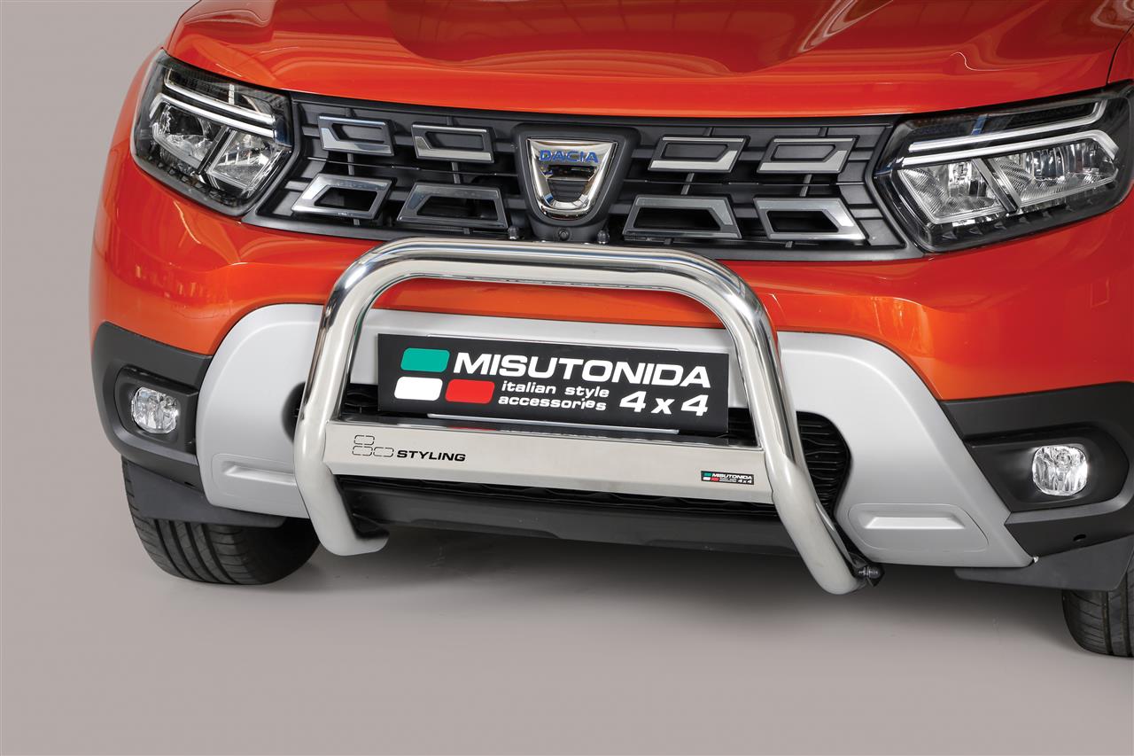 Protezione Anteriore Medium Bar Inox Ø63 Dacia Duster 2021+ Ce