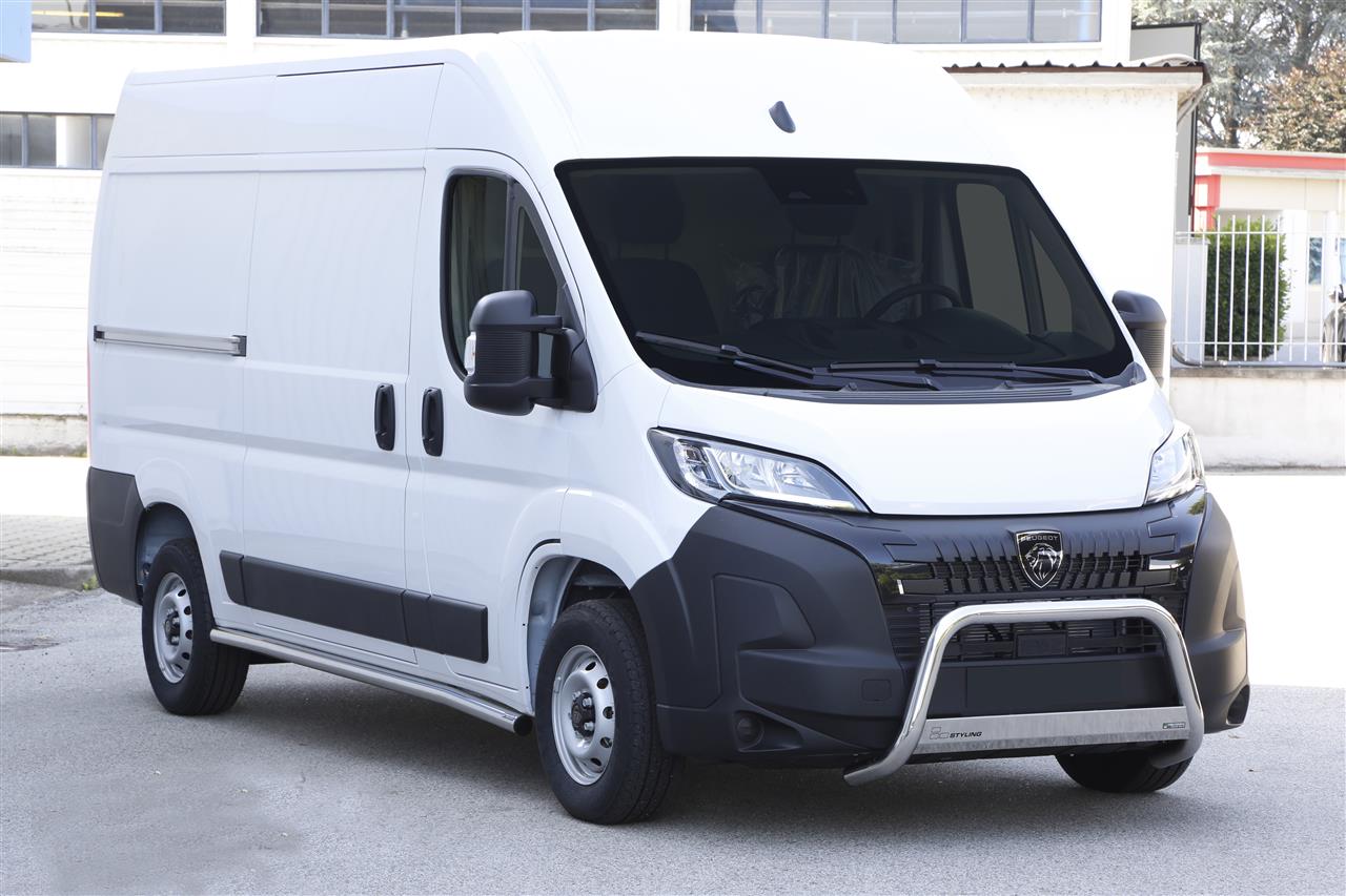 Protezione Anteriore Medium Bar Inox Ø63 Peugeot Boxer 2024+ Ce