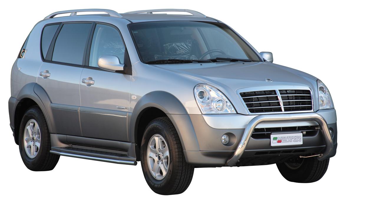 Protezione Anteriore-Super Bar Inox Ø 76 Ssangyong Rexton Li 2006/2012 Ce (Super Bar)