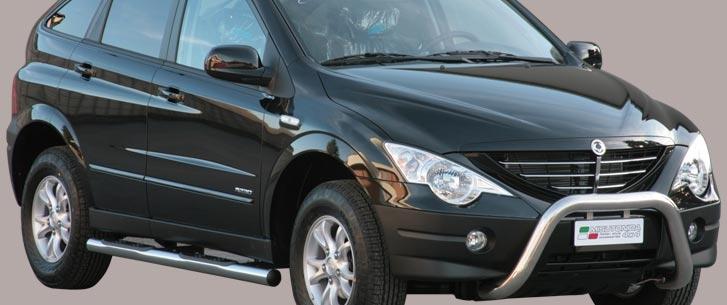 Protezione Anteriore-Super Bar Inox Ø 76 Ssangyong Actyon 2006+ Ce (Super Bar)