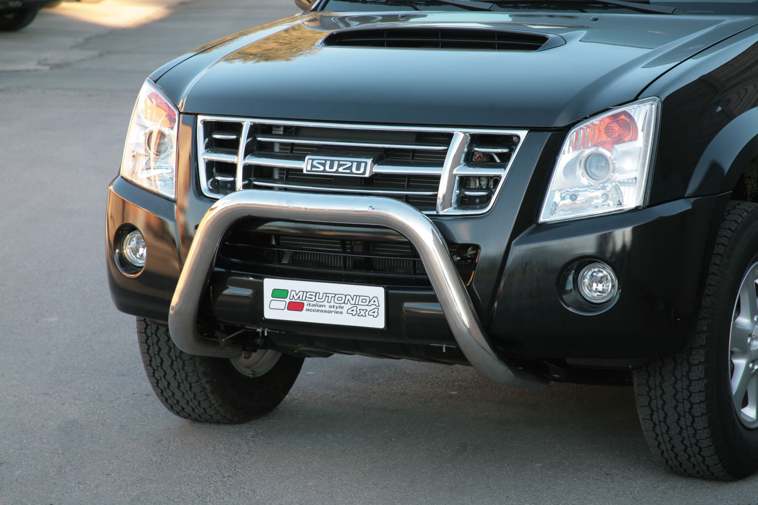 Protezione Anteriore-Super Bar Inox Ø 76 Isuzu Dmax 2007/2011 Ce (Super Bar)