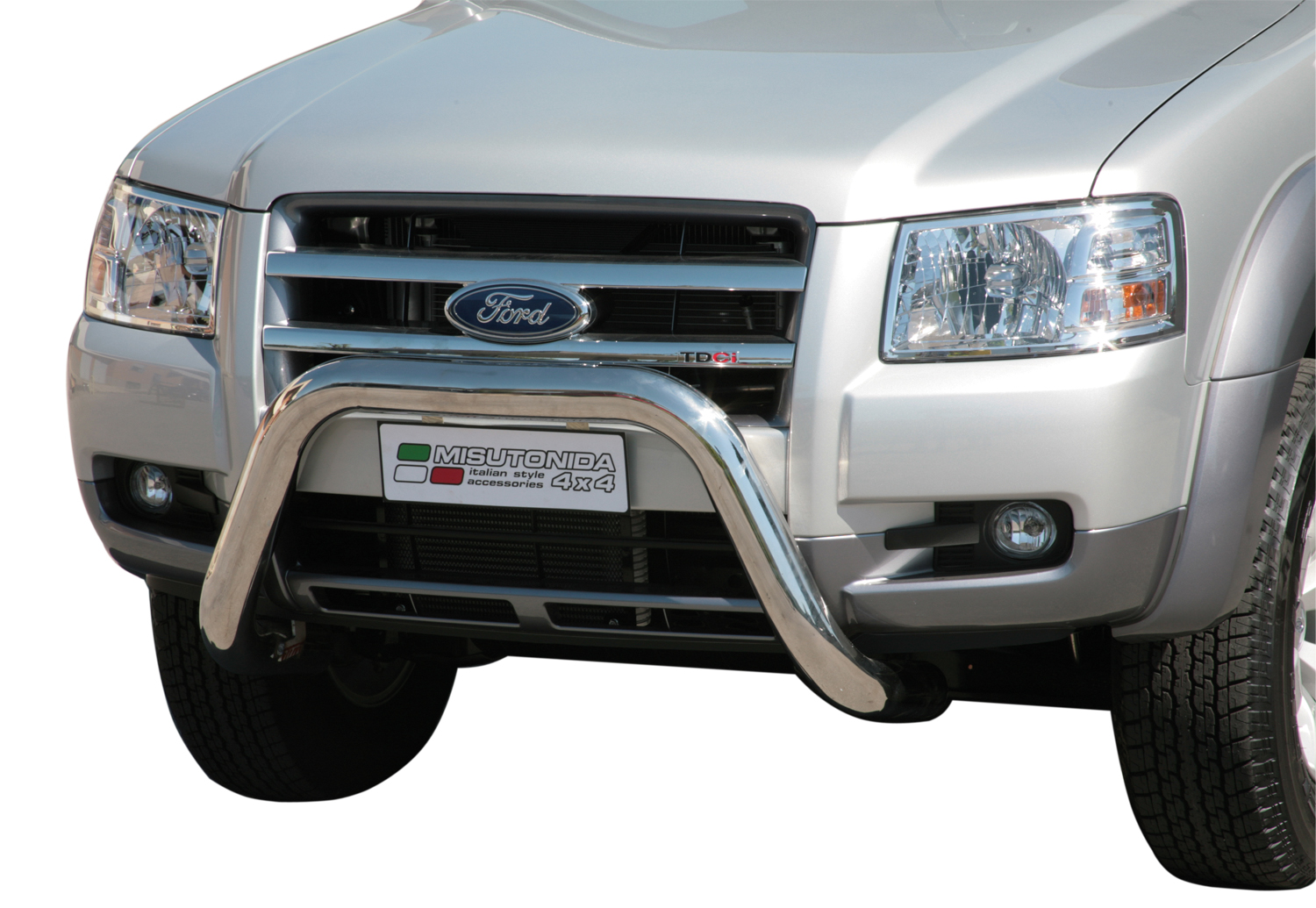 Protezione Anteriore-Super Bar Inox Ø 76 Ford Ranger 2006/2009 Ce (Super Bar)