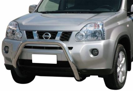 Protezione Anteriore-Super Bar Inox Ø 76 Nissan Xtrail 2007/2010 Ce (Super Bar)