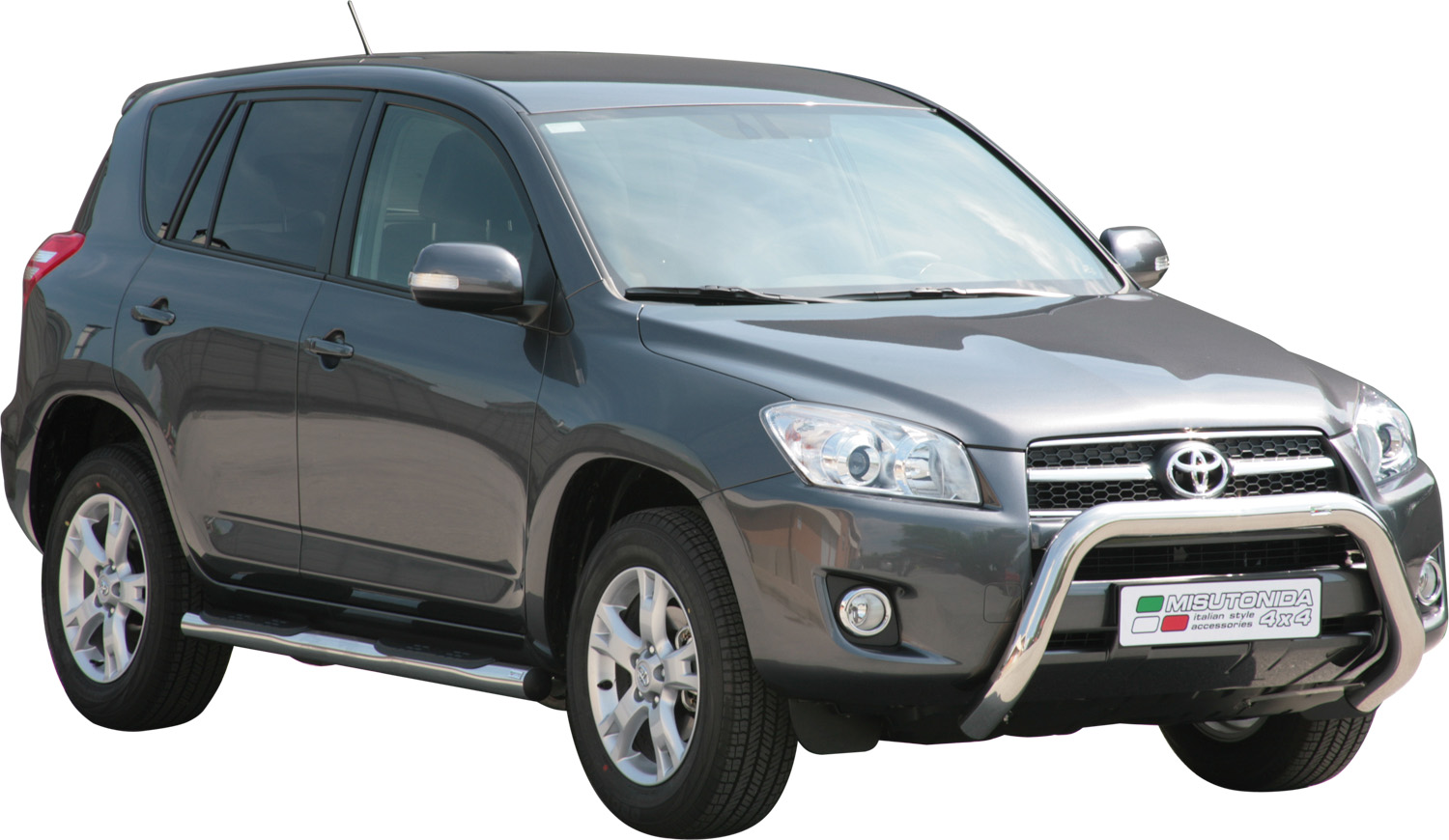 Protezione Anteriore-Super Bar Inox Ø 76 Toyota Rav4 2009/2010 Ce (Super Bar)