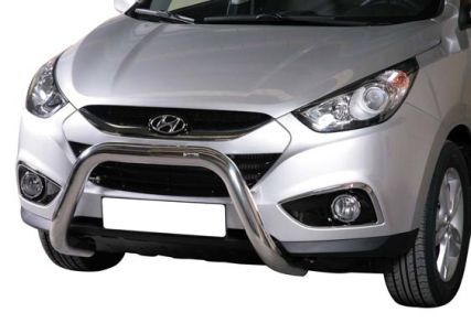 Protezione Anteriore-Super Bar Inox Ø 76 Hyundai Ix35 2010+ Ce (Super Bar)
