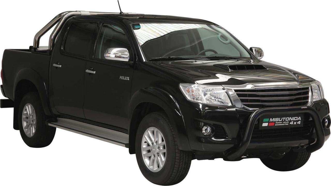 Protezione Anteriore-Super Bar Nero Ø 76 Nissan Navara D40/pathfinder V6 2010+ Ce (Super Bar)
