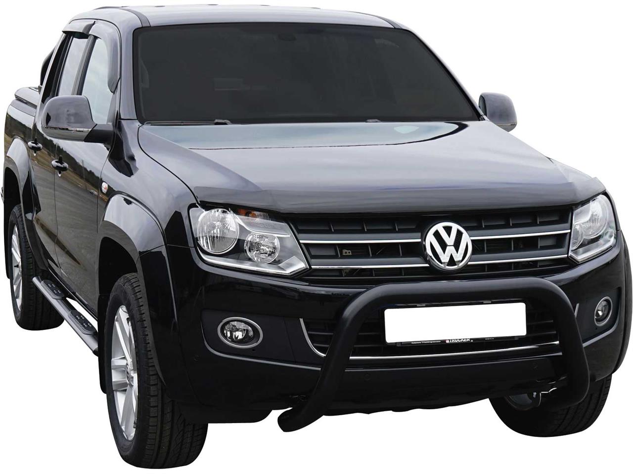Protezione Anteriore-Super Bar Nero Ø 76 Volkswagen Amarok 2010+ Highline Ce (Super Bar)