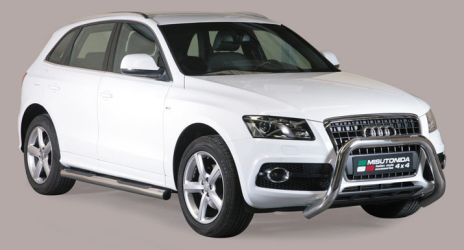 Protezione Anteriore-Super Bar Inox Ø 76 Audi Q5 2010+ Ce (Super Bar)