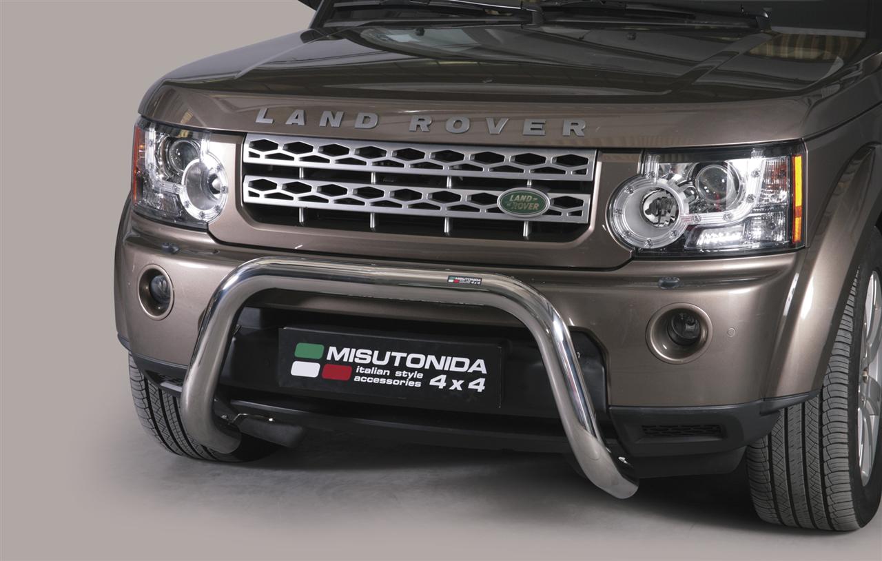 Protezione Anteriore-Super Bar Inox Ø 76 Land Rover Discovery 4 2012/2017 Ce (Super Bar)