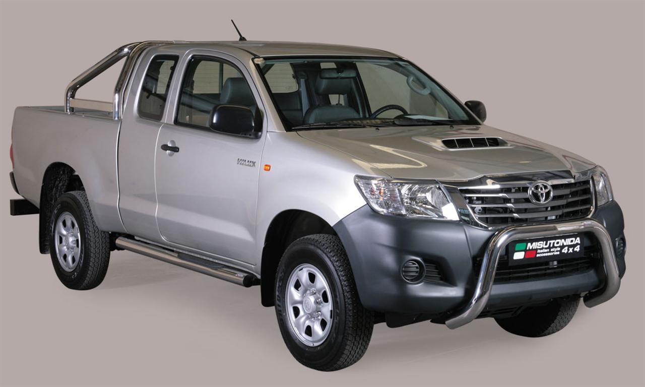 Protezione Anteriore-Super Bar Inox Ø 76 Toyota Hilux/vigo 2011/2015 Ce (Super Bar)
