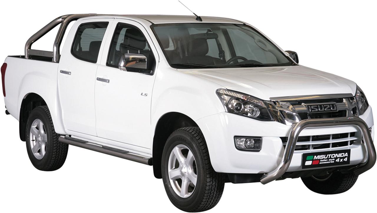 Protezione Anteriore-Super Bar Inox Ø 76 Isuzu Dmax 2012/2020 Ce (Super Bar)