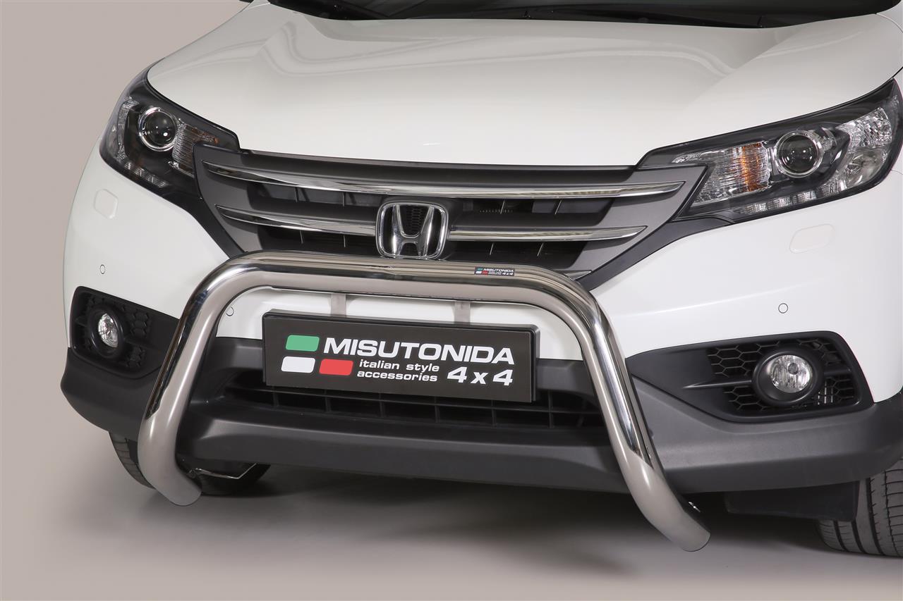 Protezione Anteriore-Super Bar Inox Ø 76 Honda Crv 2012/2017 Ce (Super Bar)