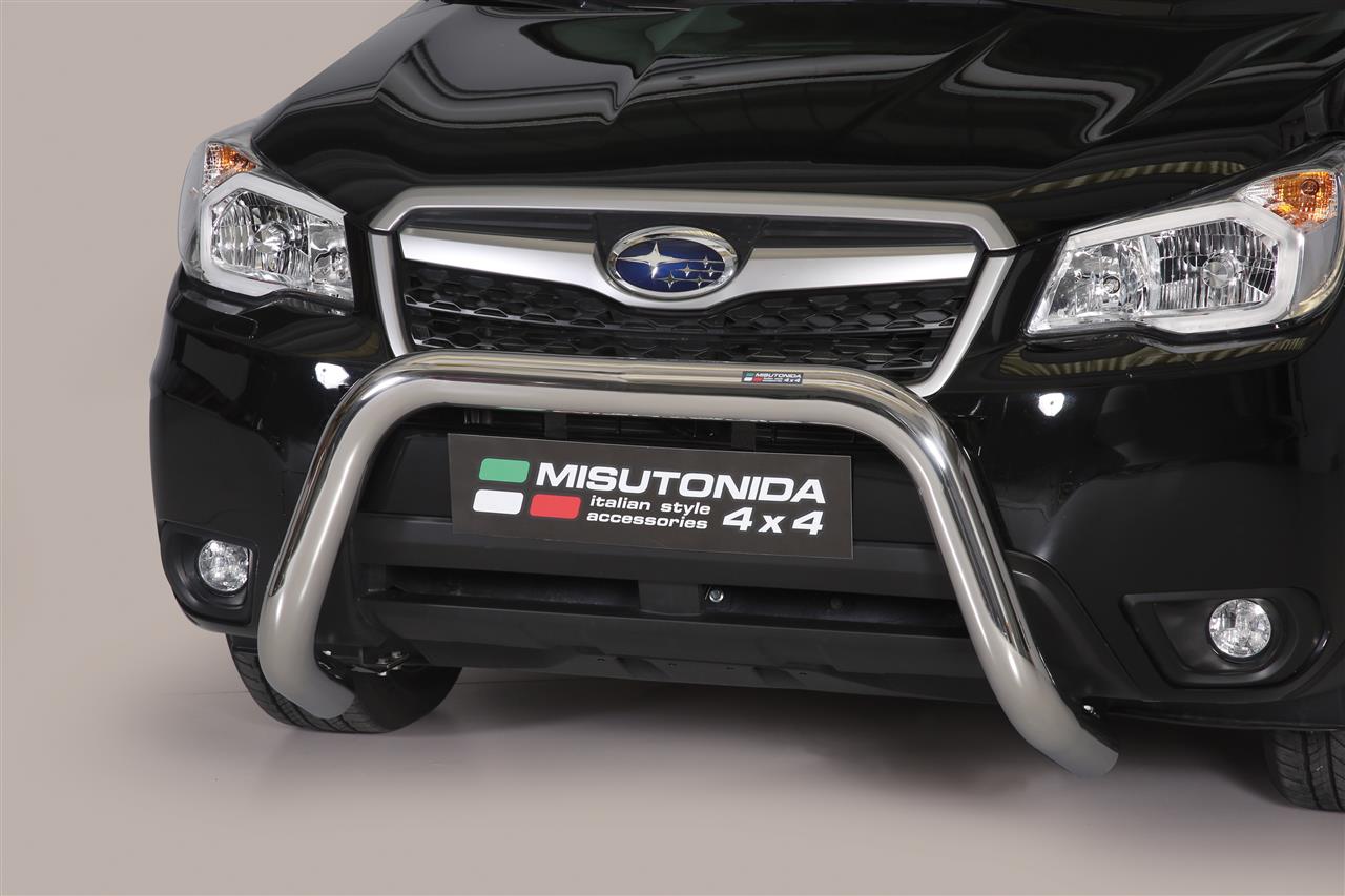 Protezione Anteriore-Super Bar Inox Ø 76 Subaru Forester 2013+ Ce (Super Bar)