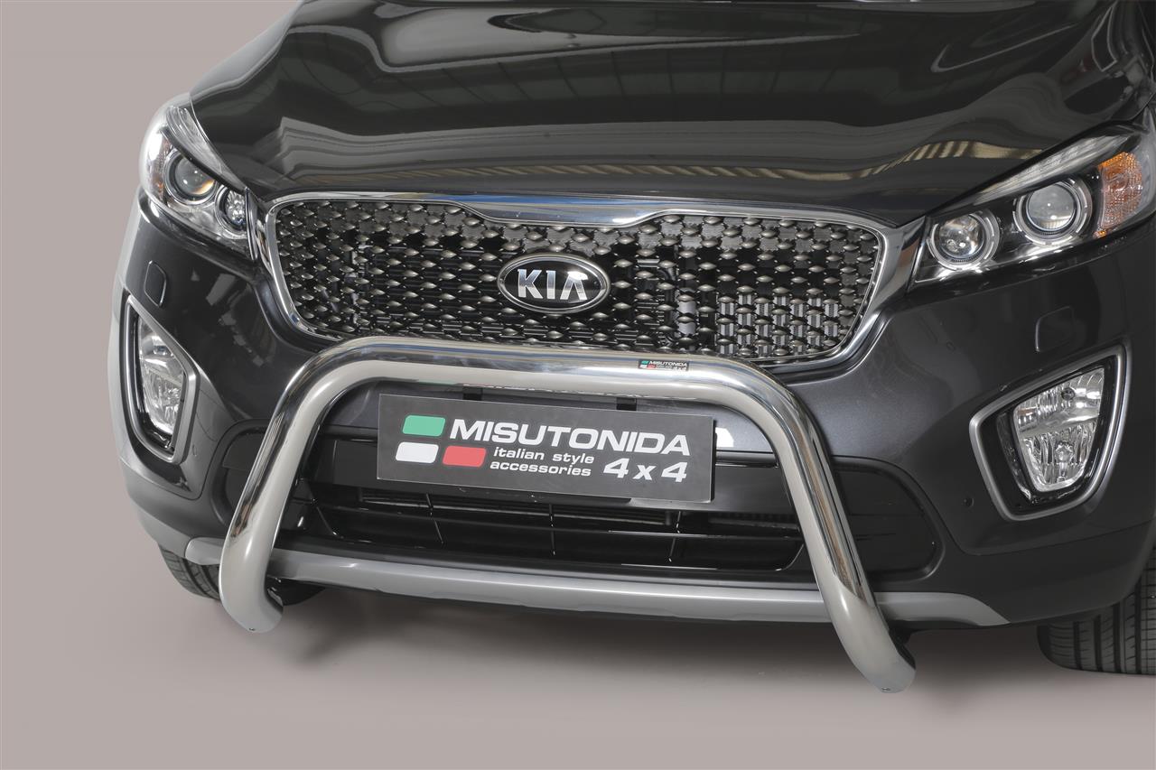 Protezione Anteriore-Super Bar Inox Ø 76 Kia Sorento 2015+ Ce (Super Bar)