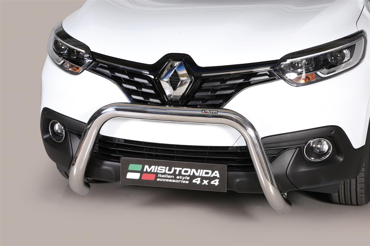 Protezione Anteriore-Super Bar Inox Ø 76 Renault Kadjar 2016/2021 Ce (Super Bar)