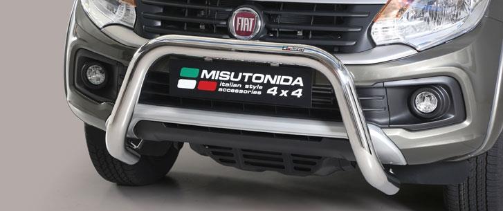 Protezione Anteriore-Super Bar Inox Ø 76 Fiat Fullback 2016/2019 Ce (Super Bar)