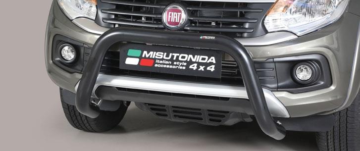 Protezione Anteriore-Super Bar Nero Ø 76 Fiat Fullback 2016/2019 Ce (Super Bar)