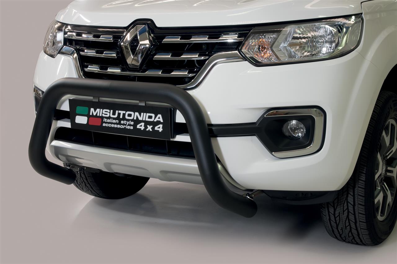 Protezione Anteriore-Super Bar Nero Ø 76 Renault Alaskan 2017/2020 Ce (Super Bar)