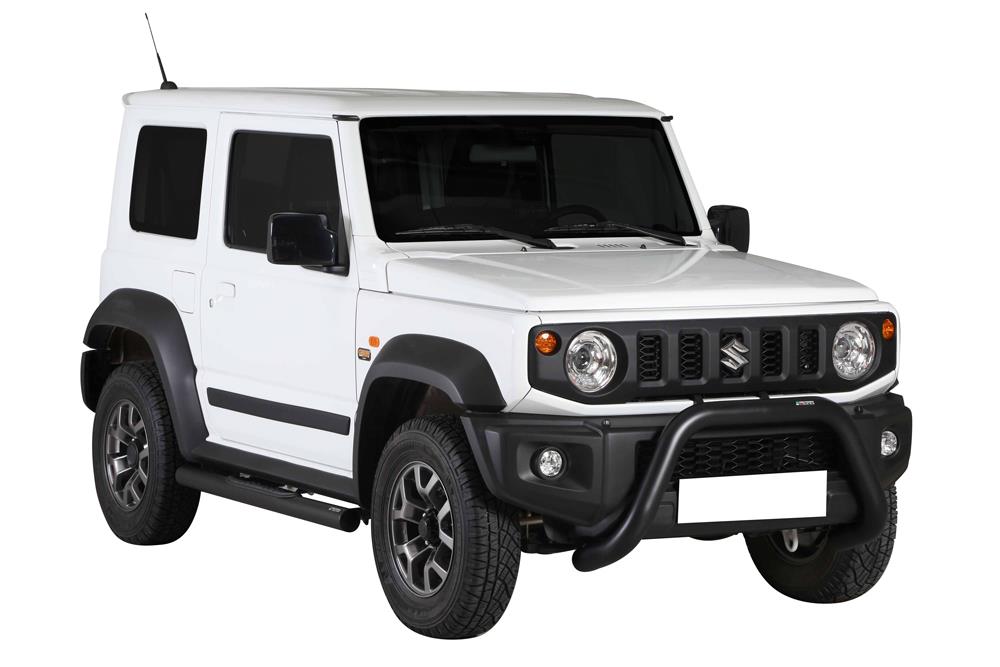 Protezione Anteriore-Super Bar Nero Ø 76 Suzuki Jimny 2018+ Ce (Super Bar)