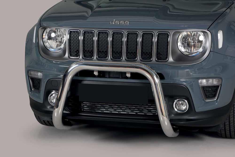 Protezione Anteriore-Super Bar Inox Ø 76 Jeep Renegade 2018+ Ce (Super Bar)