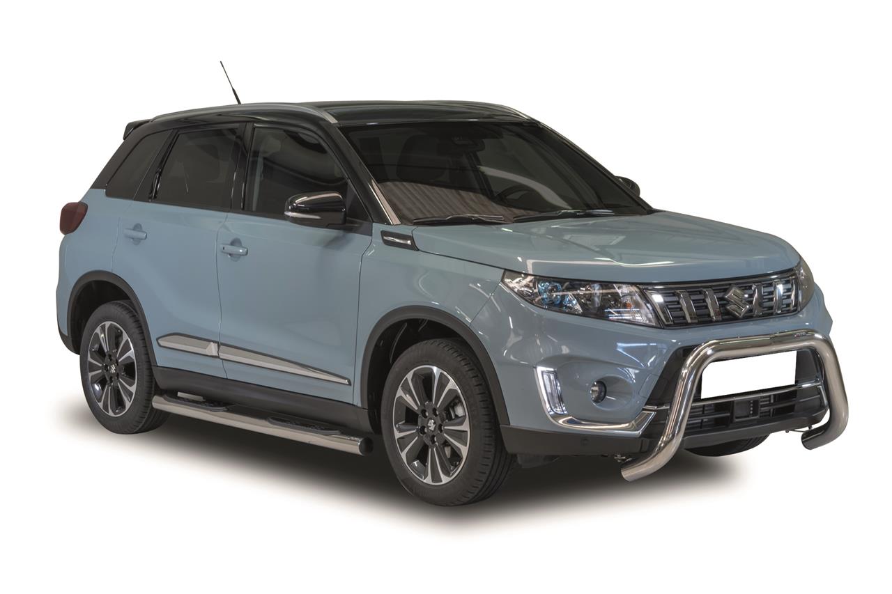 Protezione Anteriore-Super Bar Inox Ø 76 Suzuki Vitara 2019+ Ce (Super Bar)