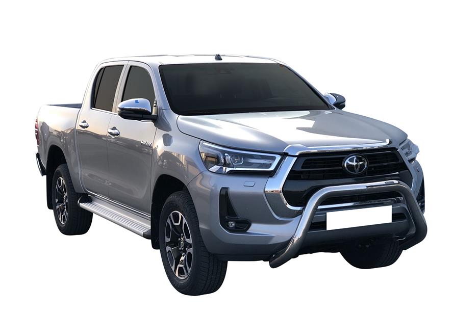 Protezione Anteriore-Super Bar Inox Ø 76 Toyota Hilux 2021+ Ce (Super Bar)