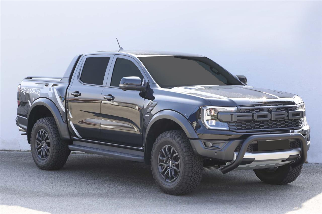 Protezione Anteriore-Super Bar Nero Ø 76 Ford Ranger Raptor 2023+ Ce (Super Bar)