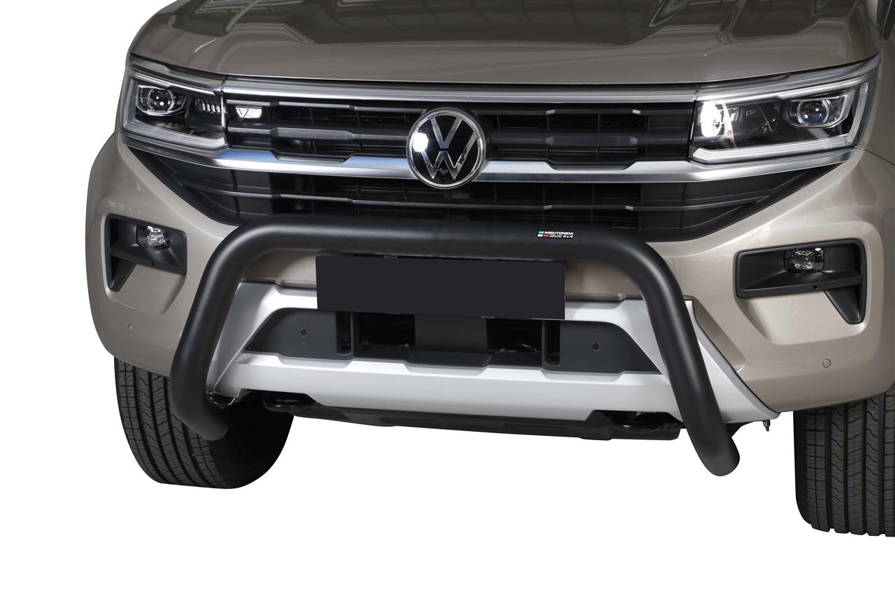 Protezione Anteriore Super Bar Nero Ø 76 Volkswagen Amarok 2023+ Ce (Super Bar)