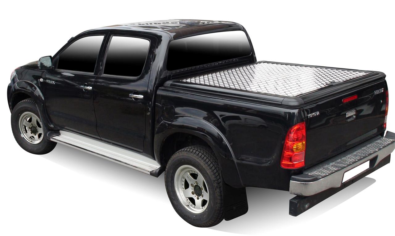 Tonneau Cover Upstone In Alluminio Toyota Hilux/vigo Doppia Cab 2005-2014