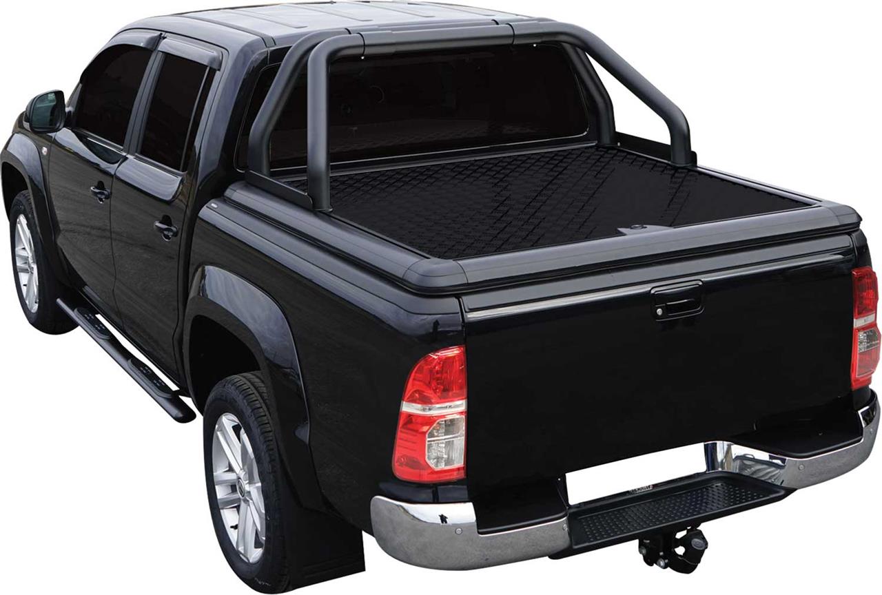 Tonneau Cover Upstone In Alluminio Nero Toyota Hilux/vigo Doppia Cab 06-14