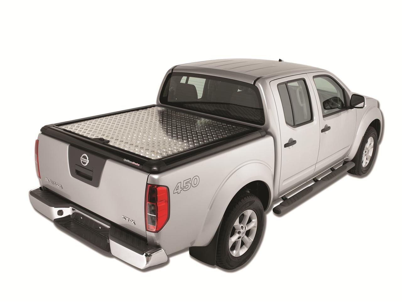 Tonneau Cover Upstone In Alluminio Nissan Navara King Cab C-Chanel 2005+