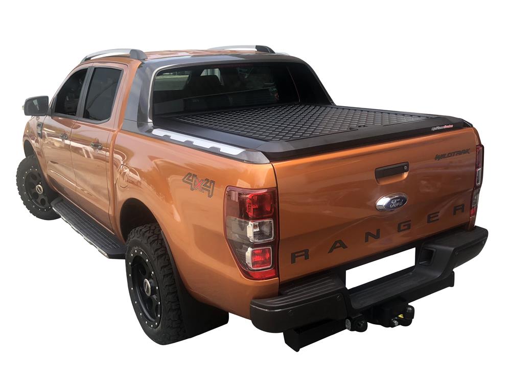 Tonneau Cover Upstone Alluminio Nero Ford Ranger Wildtrack D/c 2012+