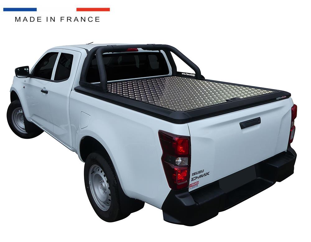 Tonneau Cover Upstone In Alluminio Isuzu D-Max 2012+ Space Cab
