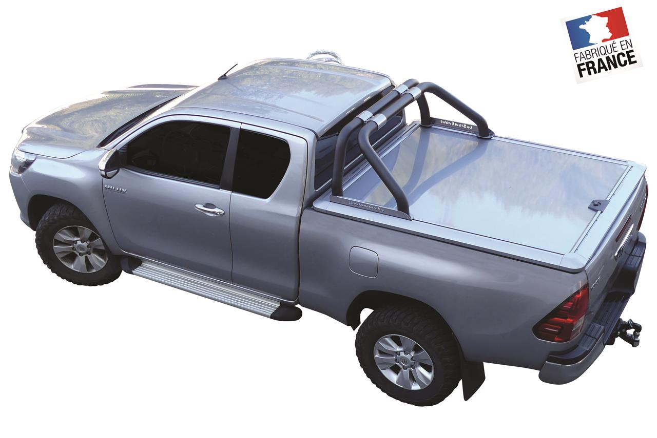 Copertura Del Tonneau Di Alluminio V2 Della Doppia Cabina 2005/2015 Di Toyota Hilux/vigo Non Dipinta
