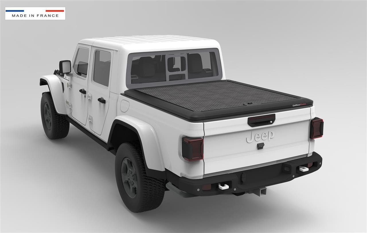 Tonneau Cover Upstone In Alluminio Nero Jeep Gladiator 2021+