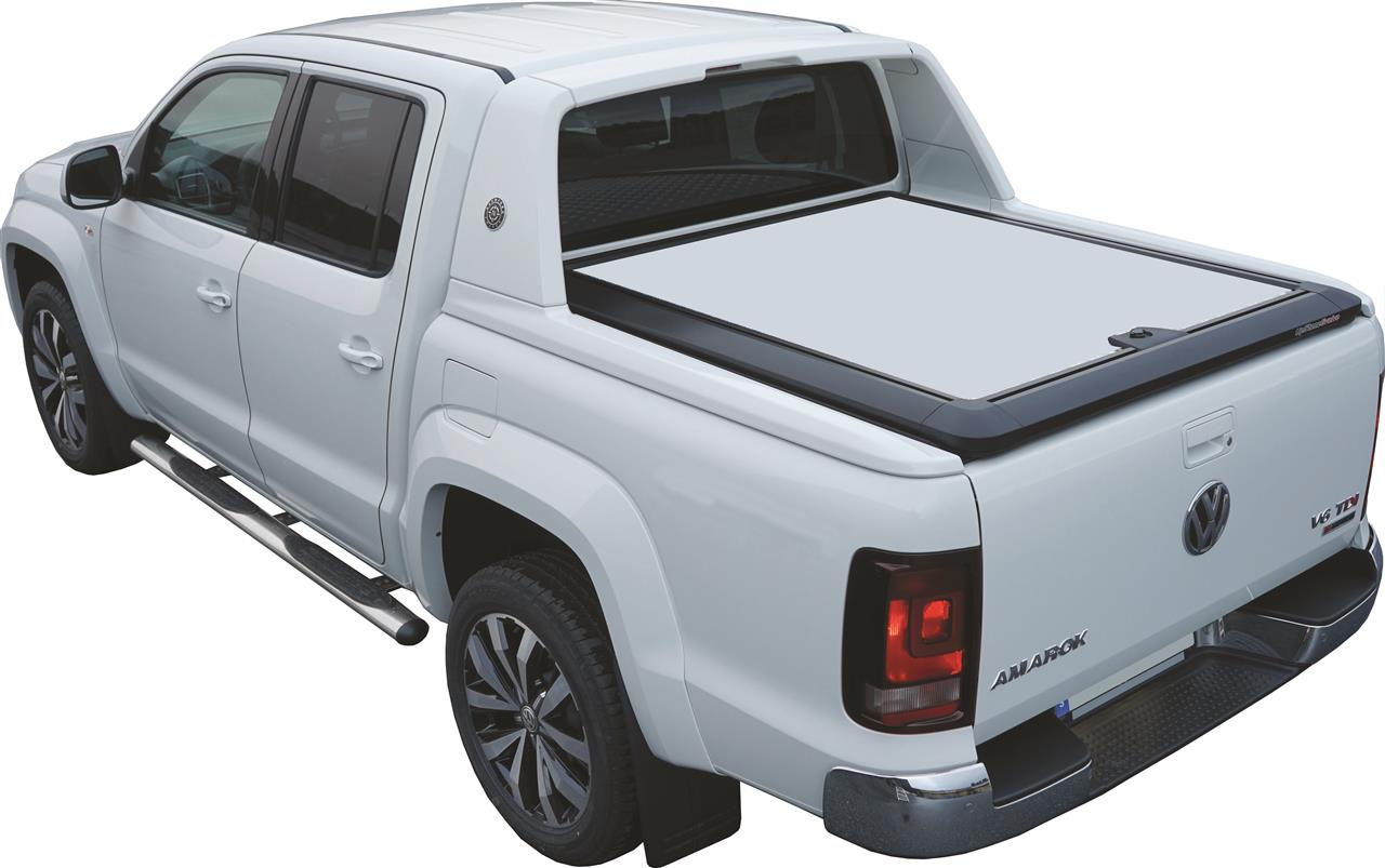 Tonneau Cover Upstone In Alluminiovolkswagen Amarok V6 Double Cab Bianco B4B4