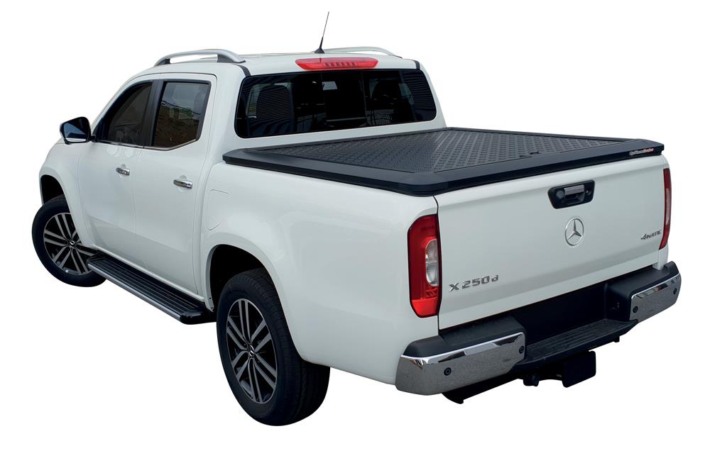 Tonneau Cover Upstone In Alluminio Nero Mercedes Classe X  Doppia Cabina 2018+