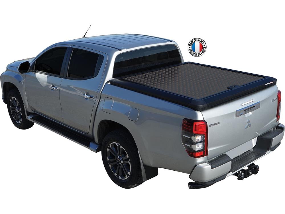 Tonneau Cover Upstone In Alluminio Nero Mitsubishi L200 2016+ Doppia Cabina