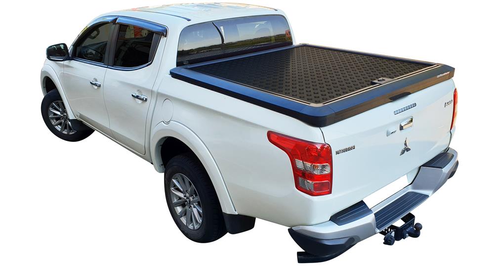 Tonneau Cover Upstone In Alluminio Nero Mitsubishi L200 2016+ Club Cab