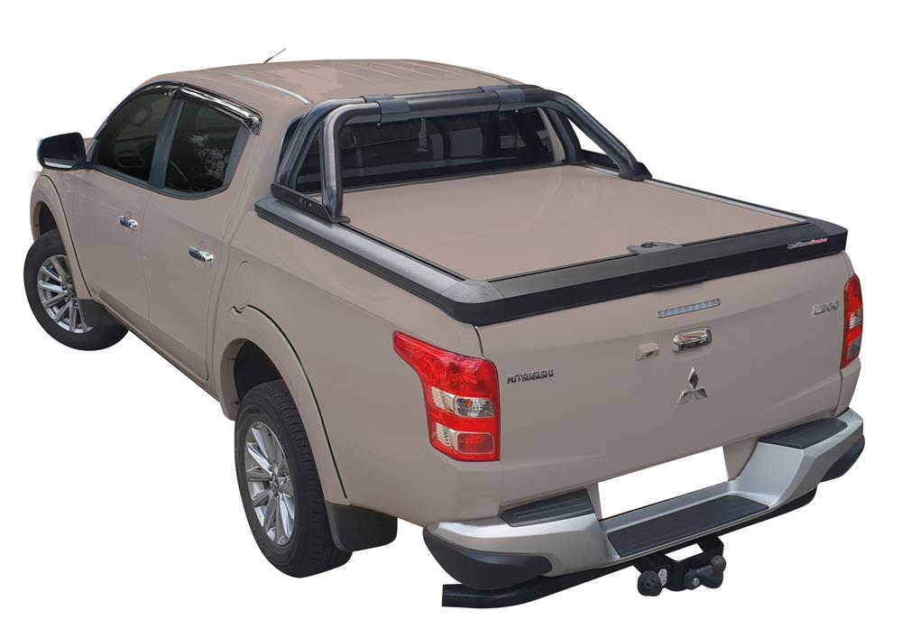 Tonneau Cover Upstone In Alluminio Mitsubishi L200 Club Cab  2016+ Peint Castano C06