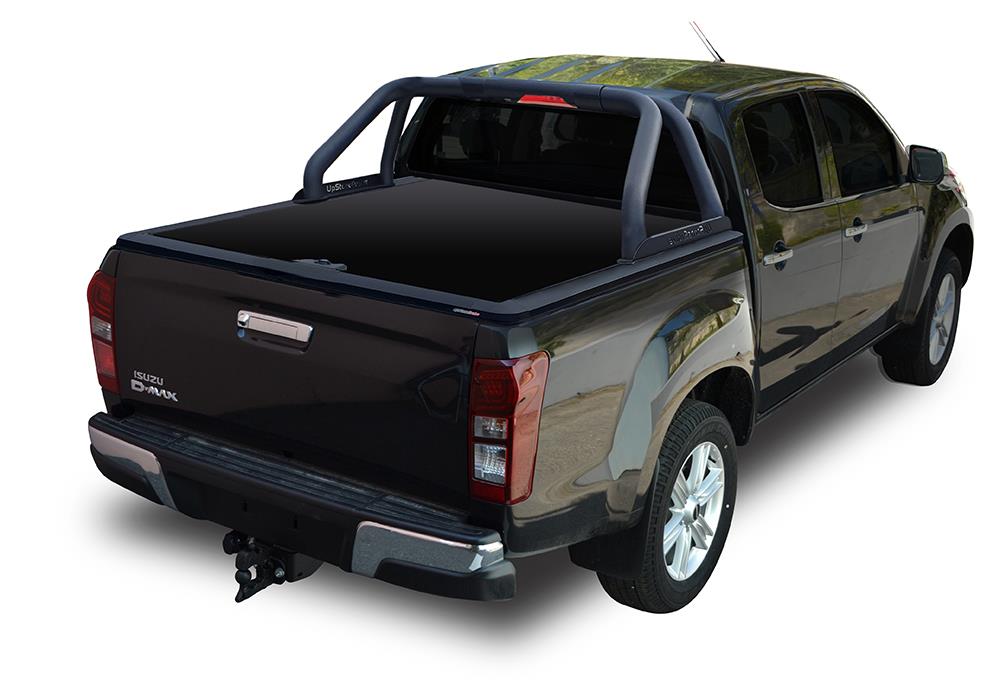Tonneau Cover Upstone In Alluminio Isuzu D-Max 2012+ Crew Cab Titanium Silver 529
