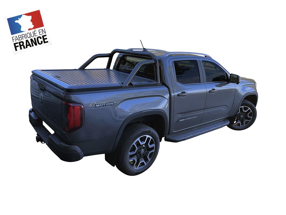 Copertura Tonneau Alu V2 Nero Volkswagen Amarok/aventura 2023+ Compatibile Arceau Upstone