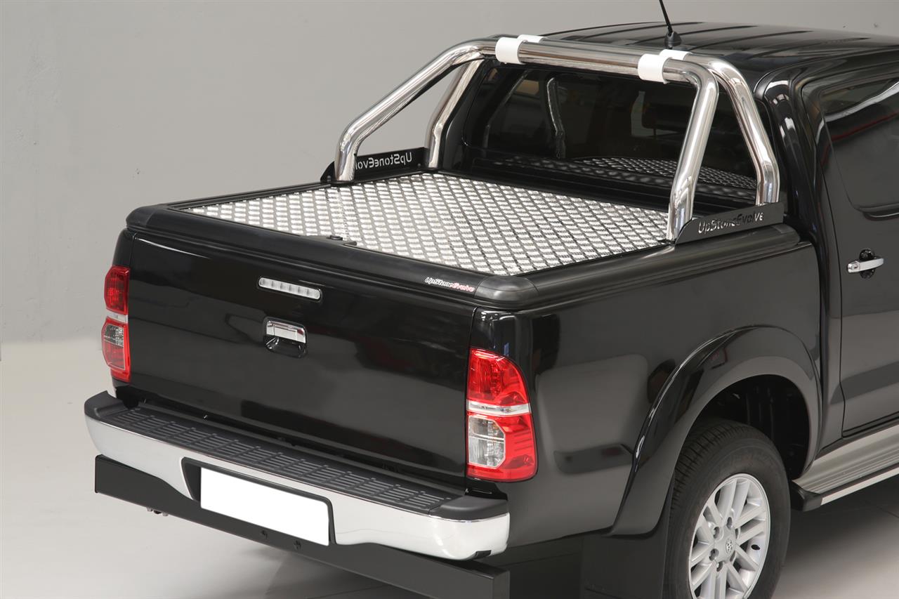 Roll Bar Inox Upstone Doppio Tubo Ø76 Hilux / Amarok / D40 / Dmax / L200 Xc