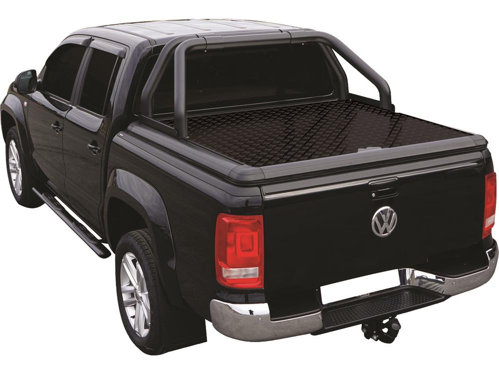 Barra Di Rotolamento Doppio Tubo Inox Thermolaqu2 Nero Ø 76 Upstone Volkswagen Amarok 2010+