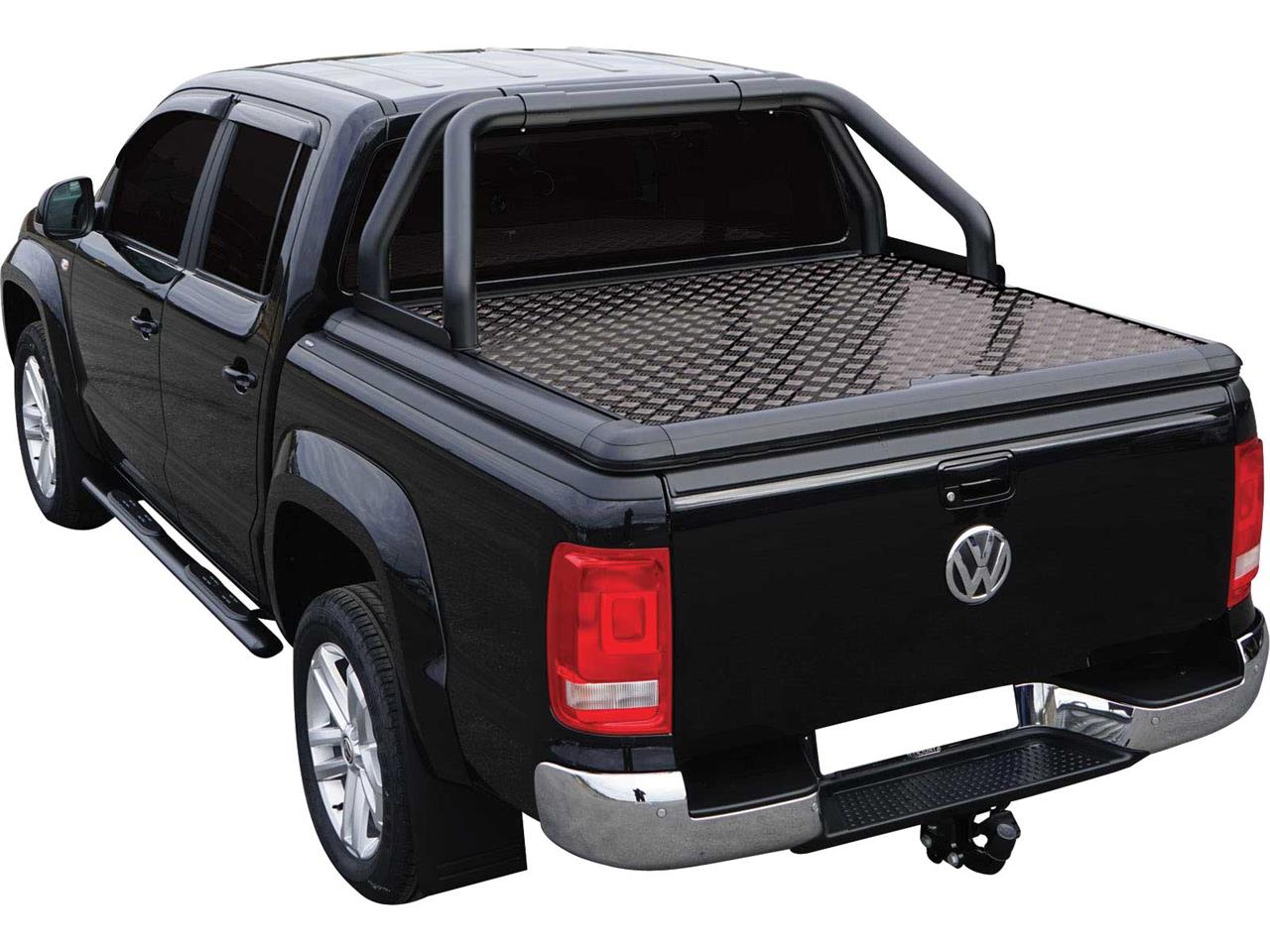 Roll Bar Doppio Tubo Inox Termolaccato Nero Ø 76 Upstone