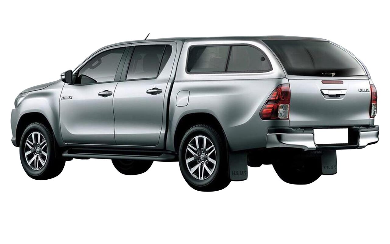 Hard Top Fb Toyota Hilux 2016+ Extra Cab Av Finestrino Blu 8X2