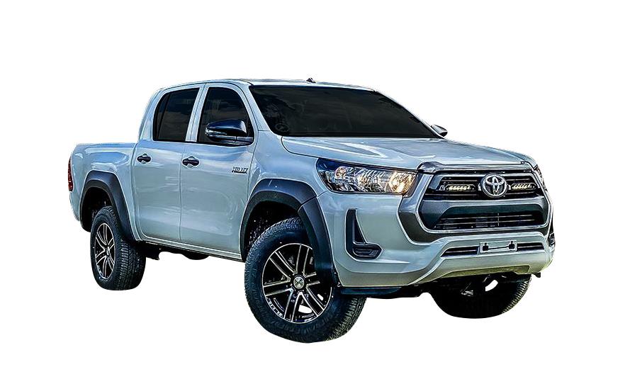 Kit Parafanghini Laterali Abs Toyota Hilux  2021+Doppia/xtra Cabina