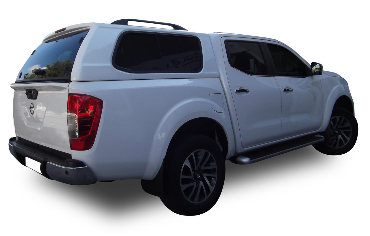 Hard Top Sline Gls Nissan Np300 2016+ Doppia Cabine Con Veetri Bianco (Qab)