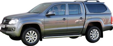 Hard Top Sline Gls Vw Amarok 2010+ Doppia Cabine Con Vetri Grigio 8E8E